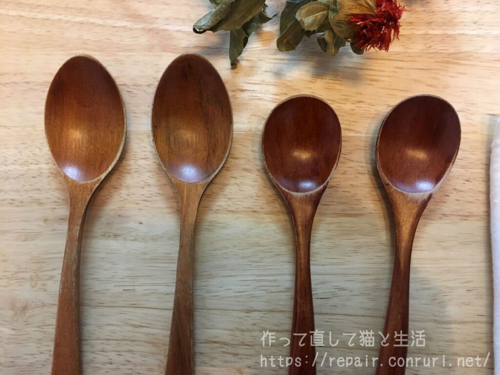 蜜蝋仕上げのミニれんげスプーン | 木の食器・カトラリー